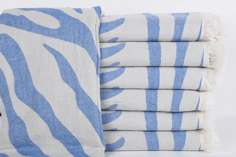 Absorbent towel, Monogram Beach Towel, Employee Gifts, Soft and absorbent Turkish towel, Spa Towel, Travel towel, 70x40 Cotton Patterned Towel - 1