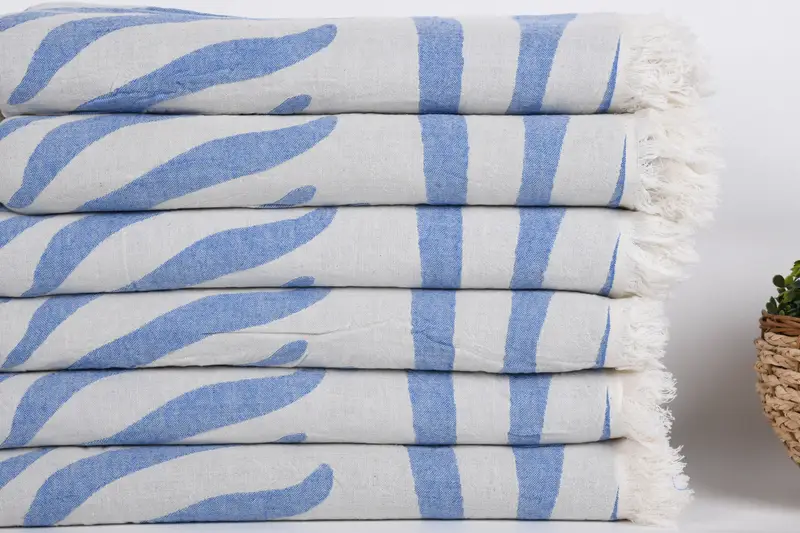 Absorbent towel, Monogram Beach Towel, Employee Gifts, Soft and absorbent Turkish towel, Spa Towel, Travel towel, 70x40 Cotton Patterned Towel - 3