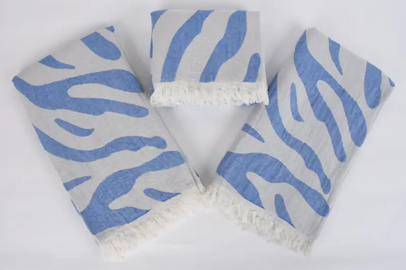 Absorbent towel, Monogram Beach Towel, Employee Gifts, Soft and absorbent Turkish towel, Spa Towel, Travel towel, 70x40 Cotton Patterned Towel - 7