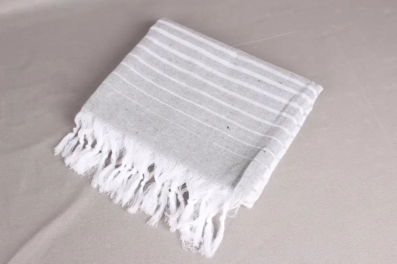 70x40 Cotton Striped Towel, Bath towel, Turkish Towel Beach Towel, Home Gift, Organic Turkish towel, Absorbent Turkish towel, Travel Towel - 6