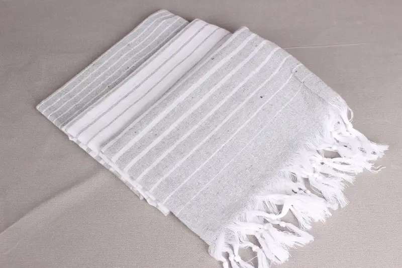 70x40 Cotton Striped Towel, Bath towel, Turkish Towel Beach Towel, Home Gift, Organic Turkish towel, Absorbent Turkish towel, Travel Towel - 7