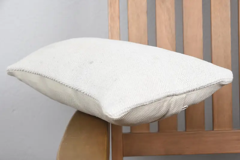 Neutral Pillow Case, Pillow for Sofa, 8x16 Beige Pillow Cover, Antique Pillows, Cushion Case, Natural Cushion Case, Kilim Pillow - 6