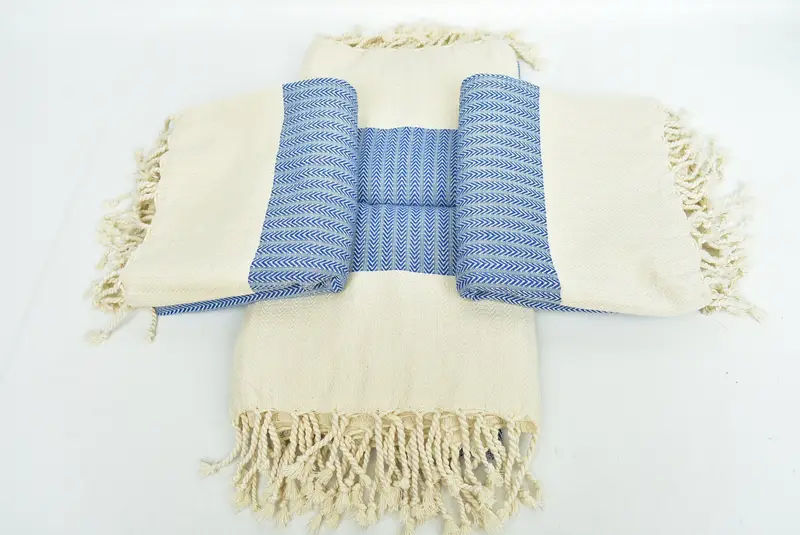 Bridal Shower Favors, Organic Cotton Towel, Gifts For Him, Travel towel, Monogram Towels, Embroidery Towels, 68x36 Cotton Palm Design Towel - 6