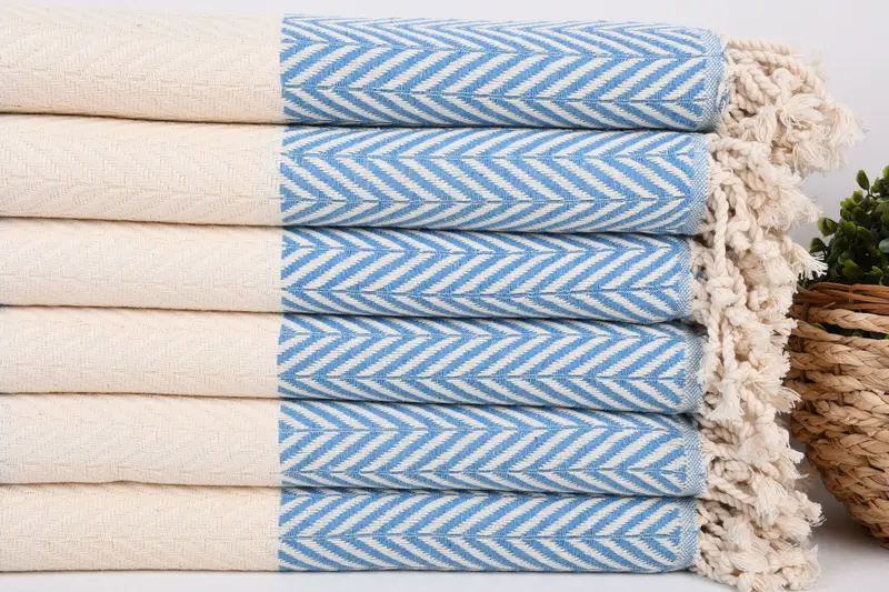 Customized Towels, Bath towel, Soft towel, Personalized Turkish bath towel for home decor, 70x40 Cotton Chevron Towel, Monogrammed Beach Towel - 2