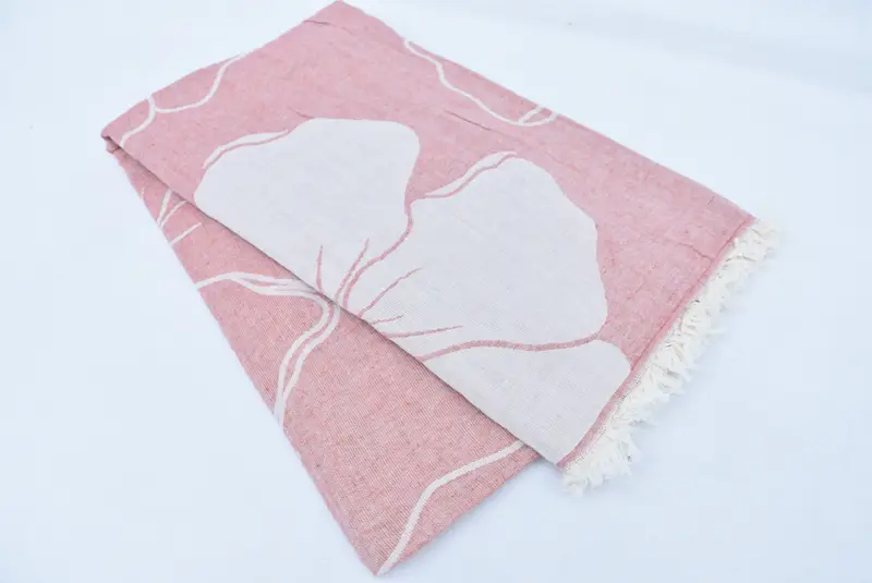 Sand-free towel, Wedding Gift, 68x40 Cotton Floral Patterned Towel, Bachelor Party Gifts, Luxury towel, First Wedding Anniversary Gift - 6