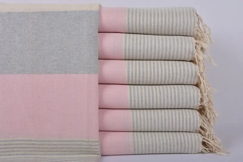 Bridal Shower Gift, 68x40 Cotton Striped Towel, Turkish Towel Beach, Custom Gift, Bridesmaid Towel, Beach Towel Personalized, Custom Gifts - 1