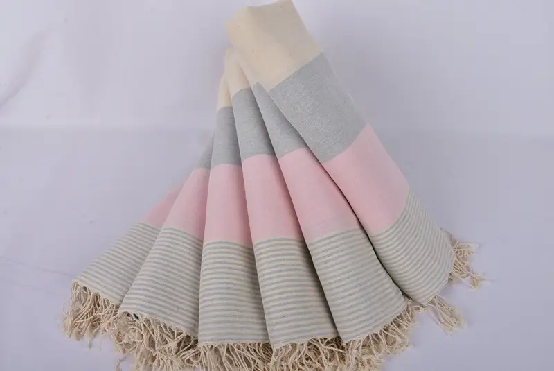 Bridal Shower Gift, 68x40 Cotton Striped Towel, Turkish Towel Beach, Custom Gift, Bridesmaid Towel, Beach Towel Personalized, Custom Gifts - 4