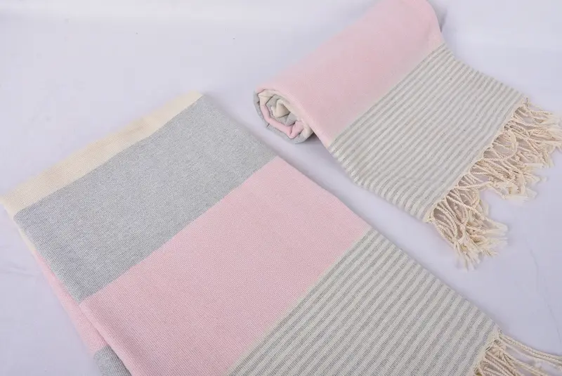 Bridal Shower Gift, 68x40 Cotton Striped Towel, Turkish Towel Beach, Custom Gift, Bridesmaid Towel, Beach Towel Personalized, Custom Gifts - 7