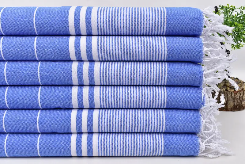 40x24 Toalla a rayas de algodón, toalla de mano de monograma, regalo para mamá, toalla de gimnasia, toalla de mano personalizada, monograma de toalla turca, toalla orgánica, regalo de boda - 3