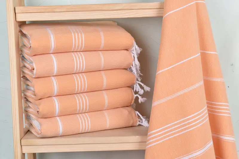 70x40 Cotton Striped Towel, Embroidered Towel, Turkish hand towel, Custom Wedding Gift, Memorial Gift, Turkish Beach Towel Bulk, Bachelor Towel - 2