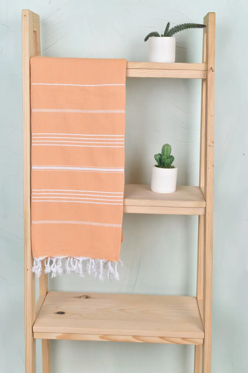 70x40 Cotton Striped Towel, Embroidered Towel, Turkish hand towel, Custom Wedding Gift, Memorial Gift, Turkish Beach Towel Bulk, Bachelor Towel - 8