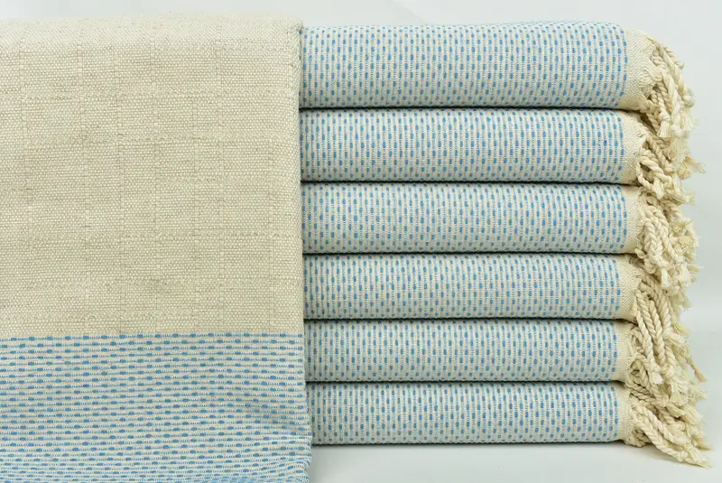 Favor de soltera, toalla orgánica, regalo de despedida de soltera, toalla hammam, toalla de lunares de algodón 70x40, toalla de verano, toalla de algodón, toalla de bordado - 1