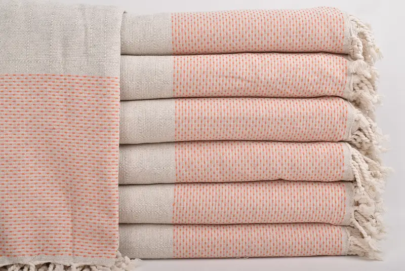 Dekorative Decke, 96x96 Baumwollschuhn -Dot -Handtuch, Boho -Wurfdecke, Brautduschengeschenk, Strandhochzeitsbevorzugung, türkische Bettbeziehung, Familiengeschenk
