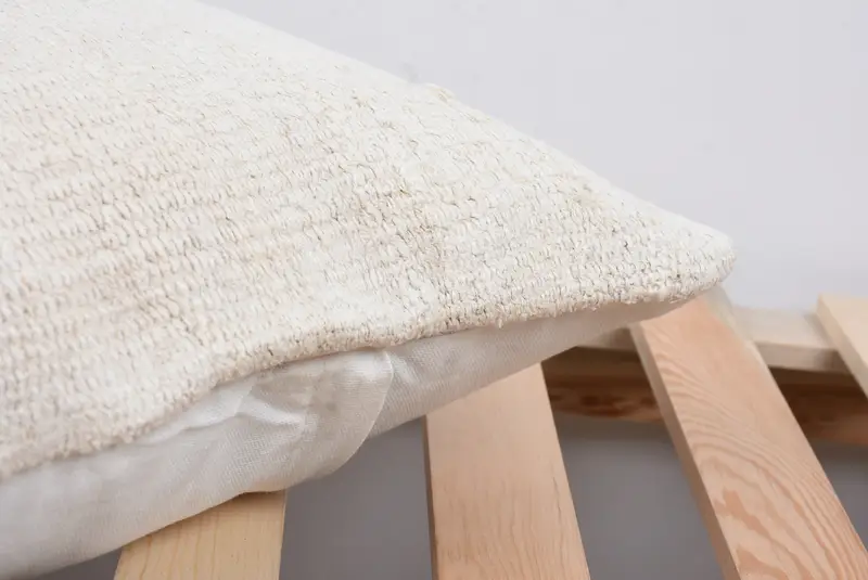 14x14 White Cushion Cover, Kilim Pillow, Antique Pillows, Handwoven Cushion Cover, Home Decor Pillow, Cushion Case, Muted Pillow Cover - 7