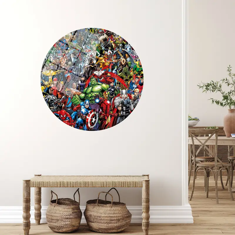 Wunderbare Superhelden-Leinwand: Lebendige Marvel-Kunst für Spielzimmer