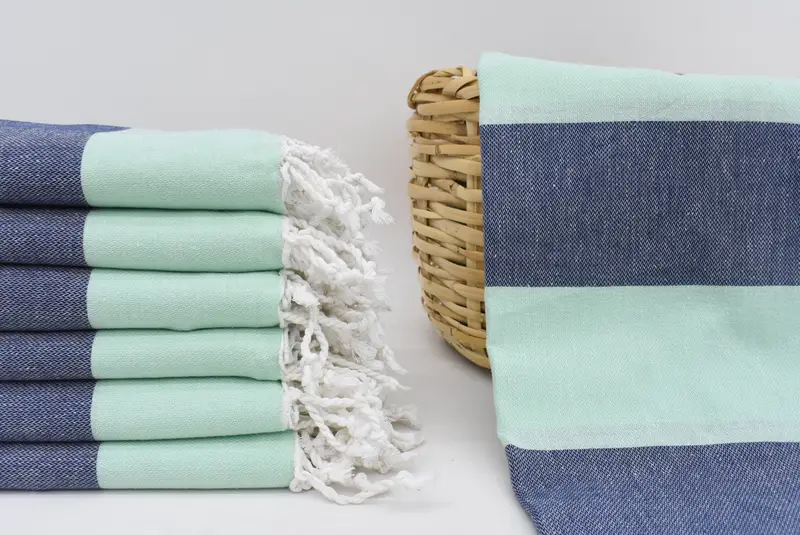 Handmade Gift, Custom Wedding Gifts, Gift For Mom, 70x40 Cotton Striped Towel, Beach Towel Gift, Best lightweight Turkish towel for travel USA