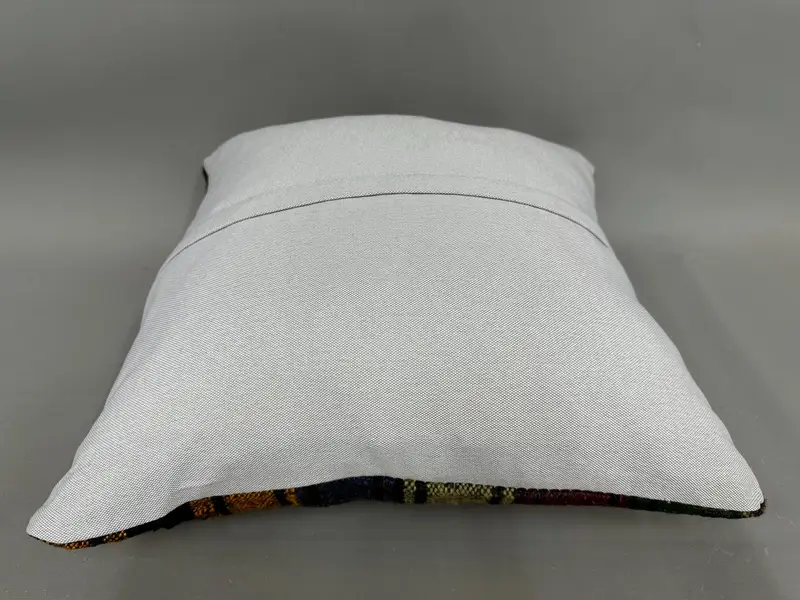 Gift Pillow, 20x20 Green Pillow Cover, Boho Pillow Sham Cover, Pillow Sham, Vintage Kilim Throw Pillow, Traditional Pillow Case - 7