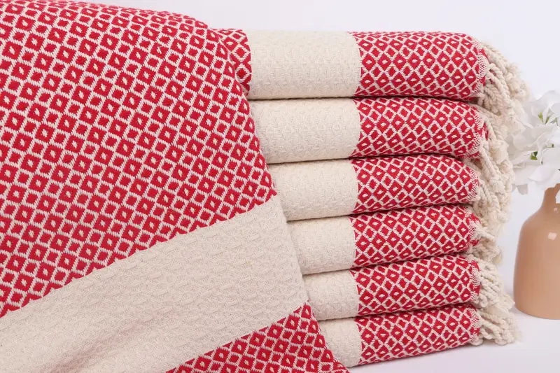 Custom Bath Towel, Girls Weekend Getaways Gifts, Travel towel, Monogrammed Beach Towel, Absorbent towel, 70x40 Cotton Geometric Towel, Bridal Gifts - 1