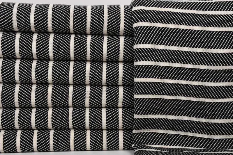 Fouta towel, Wedding Gift, Welcome Wedding Gift, Family Gift Basket, Beach towel, Personalized Turkish Beach Towel, 70x40 Bamboo Striped Towel - 1