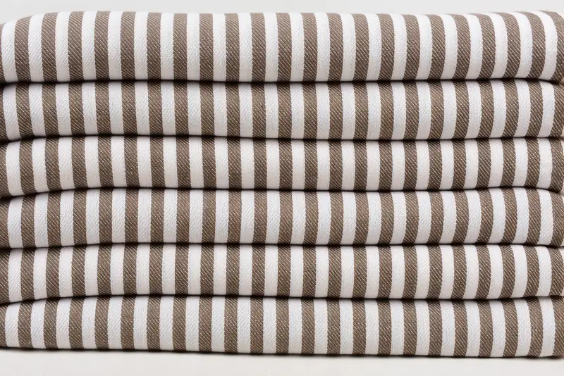Gift For Him, Custom monogram Turkish beach towel USA, 70x40 Cotton Striped Towel, Absorbent Turkish towel, Gift For Boyfriend, Custom Towel - 3