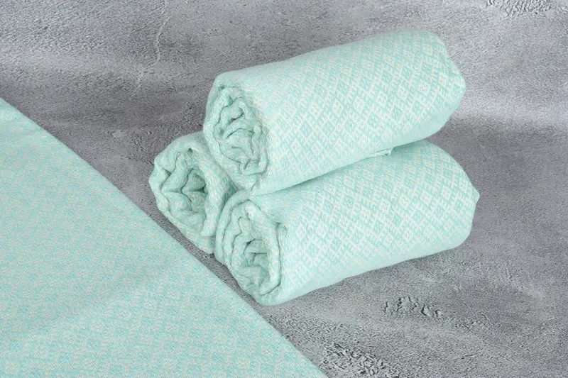 70x40 Cotton Diamond Towel, Bridal Shower Favors, Turkish bath towel, Luxury Turkish peshtemal beach towel, Turkish beach towel, Xmas Gifts - 8
