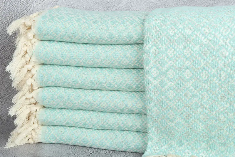 70x40 Cotton Diamond Towel, Bridal Shower Favors, Turkish bath towel, Luxury Turkish peshtemal beach towel, Turkish beach towel, Xmas Gifts - 1