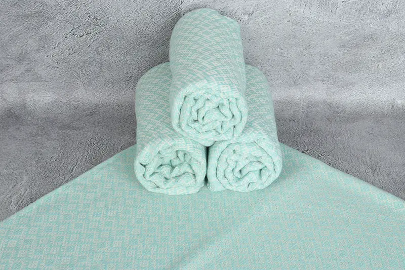 70x40 Cotton Diamond Towel, Bridal Shower Favors, Turkish bath towel, Luxury Turkish peshtemal beach towel, Turkish beach towel, Xmas Gifts - 7