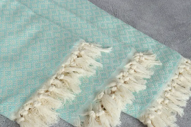 70x40 Cotton Diamond Towel, Bridal Shower Favors, Turkish bath towel, Luxury Turkish peshtemal beach towel, Turkish beach towel, Xmas Gifts - 5