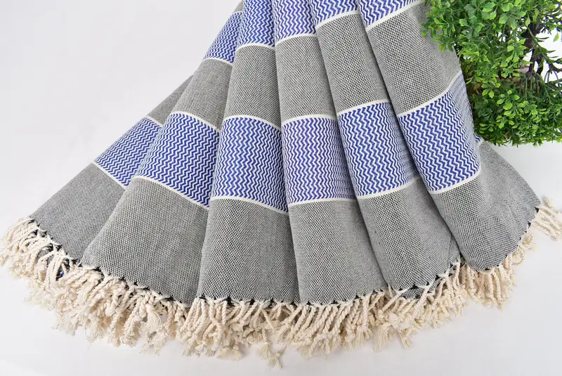 Gifts For Him, Best Friend Gift, Monogrammed Beach Towel, Spa Gift, Scarf Towel, Quick-dry travel peshtemal towel, 70x36 Cotton Striped Towel - 4