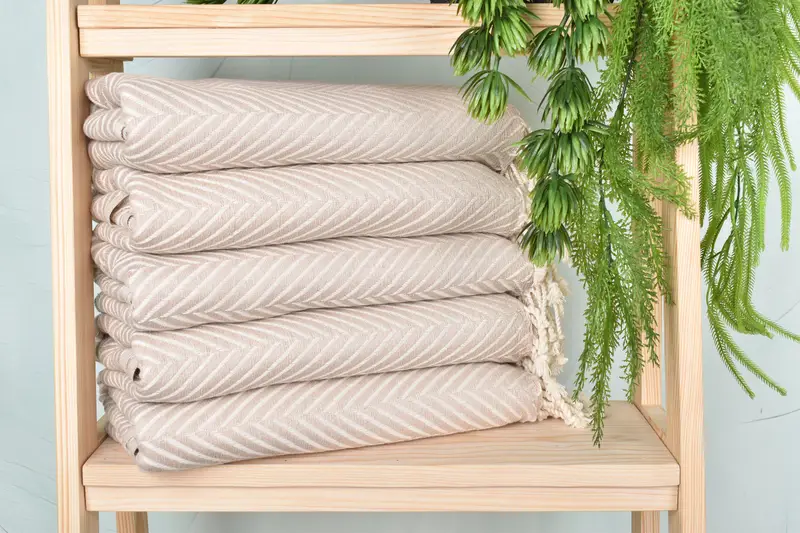Best Friend Gift, 70x40 Cotton Striped Towel, Bridesmaid Gift Towel, Bachelorette Party Favors Beach, Organic Turkish towel, Custom Beach Towels - 2