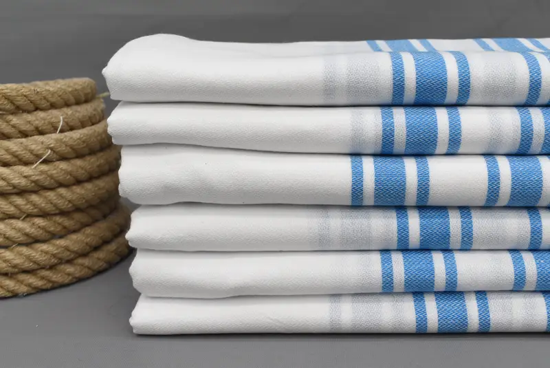 70x40 Cotton Striped Towel, Custom Wedding Gift, Luxury Turkish beach towel with fringe, Unique Gift, Thin towel, Summer Towel, Turkish bath towel - 2