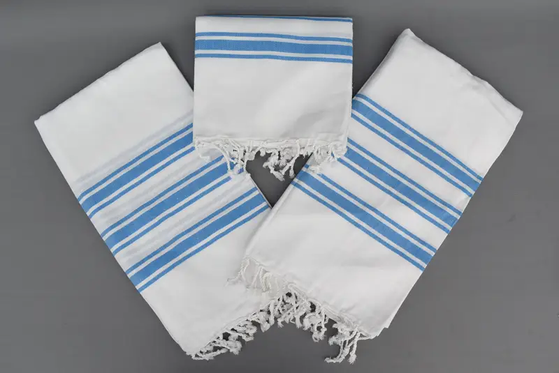 70x40 Cotton Striped Towel, Custom Wedding Gift, Luxury Turkish beach towel with fringe, Unique Gift, Thin towel, Summer Towel, Turkish bath towel - 4