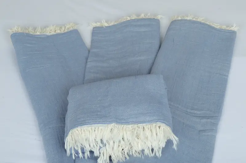 70x60 Cotton Solid Towel, Turkish Blanket, Family Gift Basket, Personalized Bridesmaid Gift, Organic Throw, Bridal Shower Gift, Woven Throw Blanket - 5