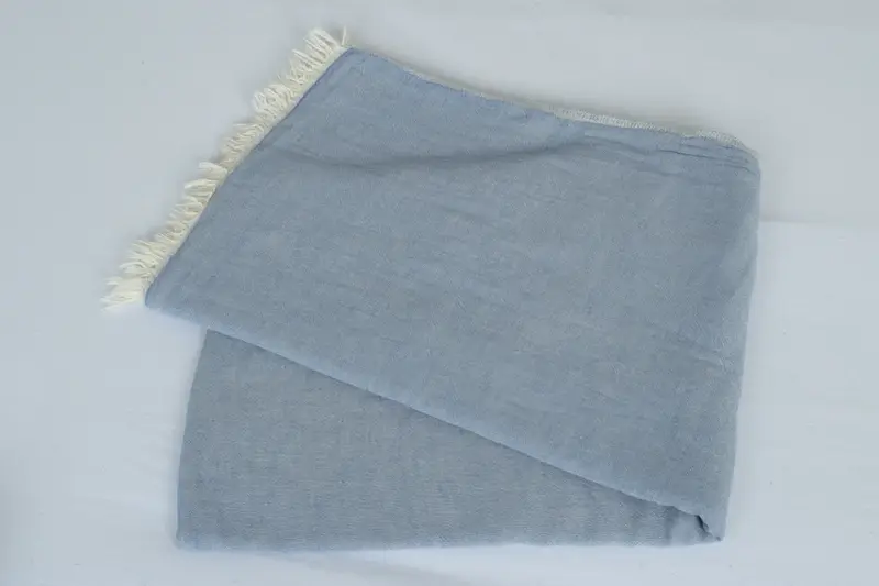 70x60 Cotton Solid Towel, Turkish Blanket, Family Gift Basket, Personalized Bridesmaid Gift, Organic Throw, Bridal Shower Gift, Woven Throw Blanket - 7