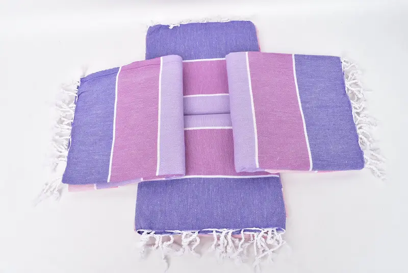 Handwoven Turkish Towel, 70x40 Cotton Striped Towel, Employee Gifts, Custom Beach Towel, Monogrammed Turkish Towel, Summer Gift, Gifts For Him - 6