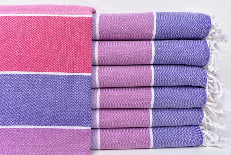 Handwoven Turkish Towel, 70x40 Cotton Striped Towel, Employee Gifts, Custom Beach Towel, Monogrammed Turkish Towel, Summer Gift, Gifts For Him - 1