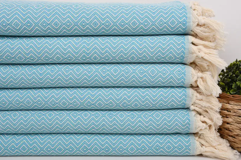 Memorial Gift, Lightweight Turkish towel, Personalized Gifts, 70x38 Cotton Diamond Towel, Bulk Order Towel, Turkish hand towel, Bachelorette Towel - 2