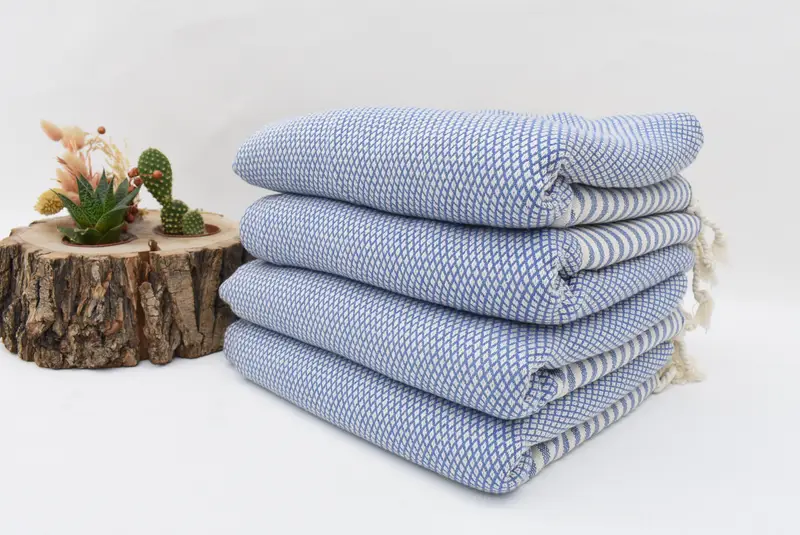 Housewarming Gift, 68x32 Cotton Striped Towel, Best Friend Christmas Gift, Sand-free towel, Soft and absorbent Turkish towel, Home Decor Gifts - 3