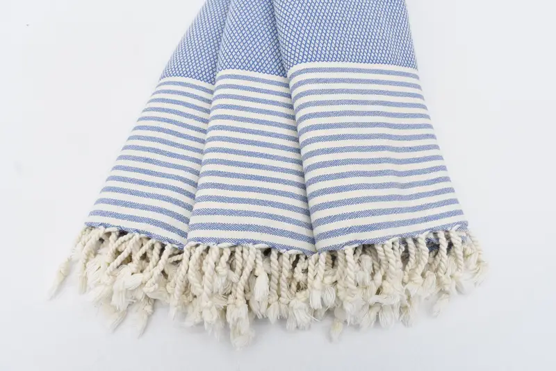 Housewarming Gift, 68x32 Cotton Striped Towel, Best Friend Christmas Gift, Sand-free towel, Soft and absorbent Turkish towel, Home Decor Gifts - 2