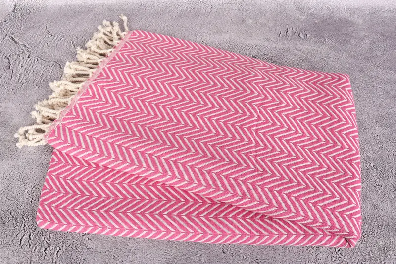 Gift For Boyfriend, Housewarming Gift, Organic Beach Towel, Peshtemal Towel, Hammam Towel USA, 70x40 Cotton Zig zag Towel, Turkish Towel Beach - 6