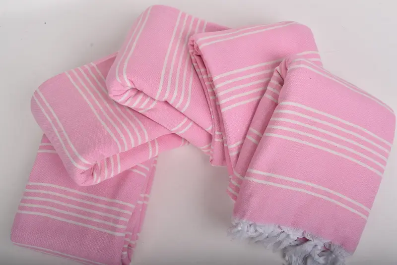 Customized Turkish Blanket, 96x70 Cotton Striped Towel, Custom Blanket, Turkish Bedspread, Woven Blanket, Personalized Gifts, Gifts For Him - 4
