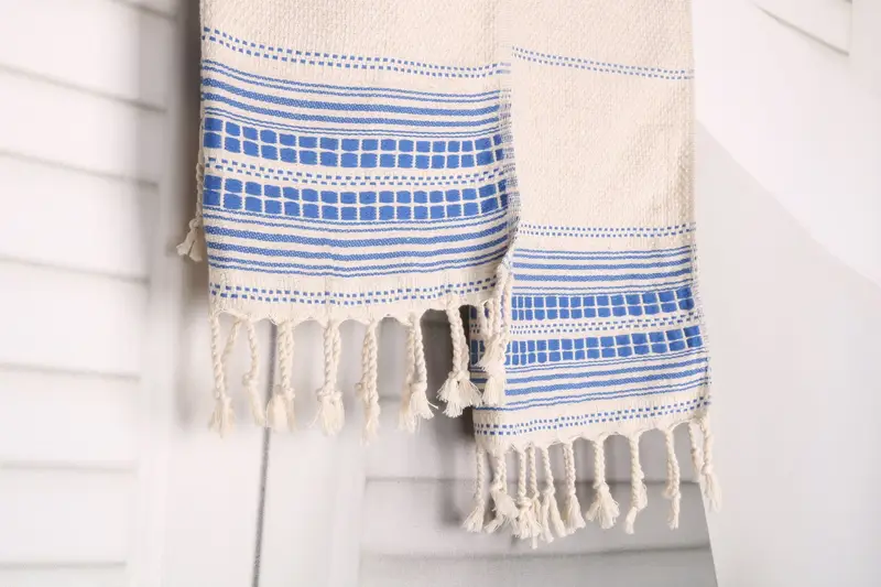 Gift For Best Friend, Best Wedding Gift, Bridesmaid Gifts, Personalized Kitchen Towel, Wedding Favors, Best Friend Gift, 40x20 Linen Striped Towel - 8