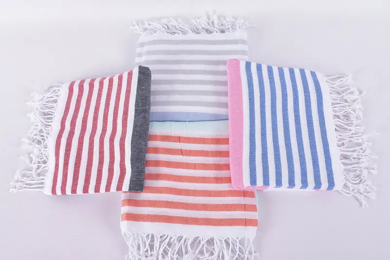Bachelor Towel, Personalized Beach Towel, Unique Gift, Organic Turkish towel, Absorbent Turkish towel, 70x40 Cotton Striped Towel, Decorative Towel - 6