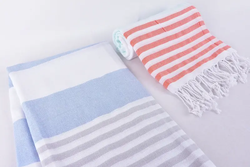 Bachelor Towel, Personalized Beach Towel, Unique Gift, Organic Turkish towel, Absorbent Turkish towel, 70x40 Cotton Striped Towel, Decorative Towel - 7
