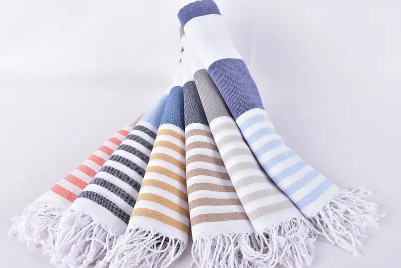 Bachelor Towel, Personalized Beach Towel, Unique Gift, Organic Turkish towel, Absorbent Turkish towel, 70x40 Cotton Striped Towel, Decorative Towel - 4