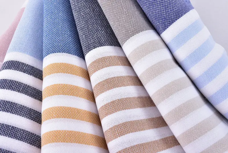 Bachelor Towel, Personalized Beach Towel, Unique Gift, Organic Turkish towel, Absorbent Turkish towel, 70x40 Cotton Striped Towel, Decorative Towel - 5
