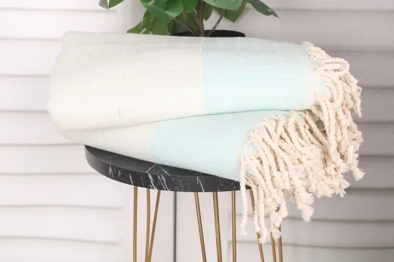 Best Friend Wedding Gift, Pool Towels, Best Friend Gift, Beach Towel Gift, Turkish Towel Beach, Bridal Shower Gifts, 70x40 Cotton Diamond Towel - 3