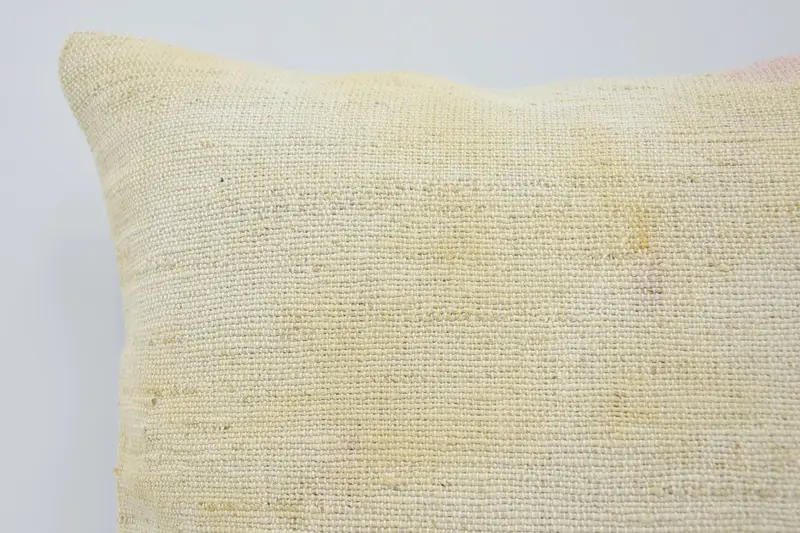 Handmade Throw Cushion Cover, Home Decor Pillow, 16x16 Beige Pillow Case, Handmade Kilim Cushion, Ethnical Kilim Rug Pillow, Pillow - 2