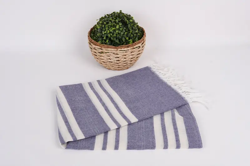 Custom Towel, Gym Towel, Personalized Turkish Towel, 68x40 Cotton Striped Towel, Sand-Resistant Peshtemal, Gift For Bride, Bridesmaid Gift Towel - 4