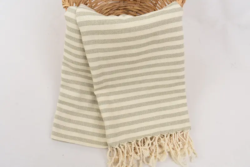 Gift For Mom, Turkish Towel Monogram, Bachelorette Party Gifts, 70x40 Cotton Striped Towel, Monogrammed Turkish Towel, Wedding Gift, Handmade Gift - 5